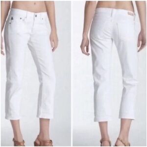 AG Tomboy Crop Relaxed Straight Denim Jeans